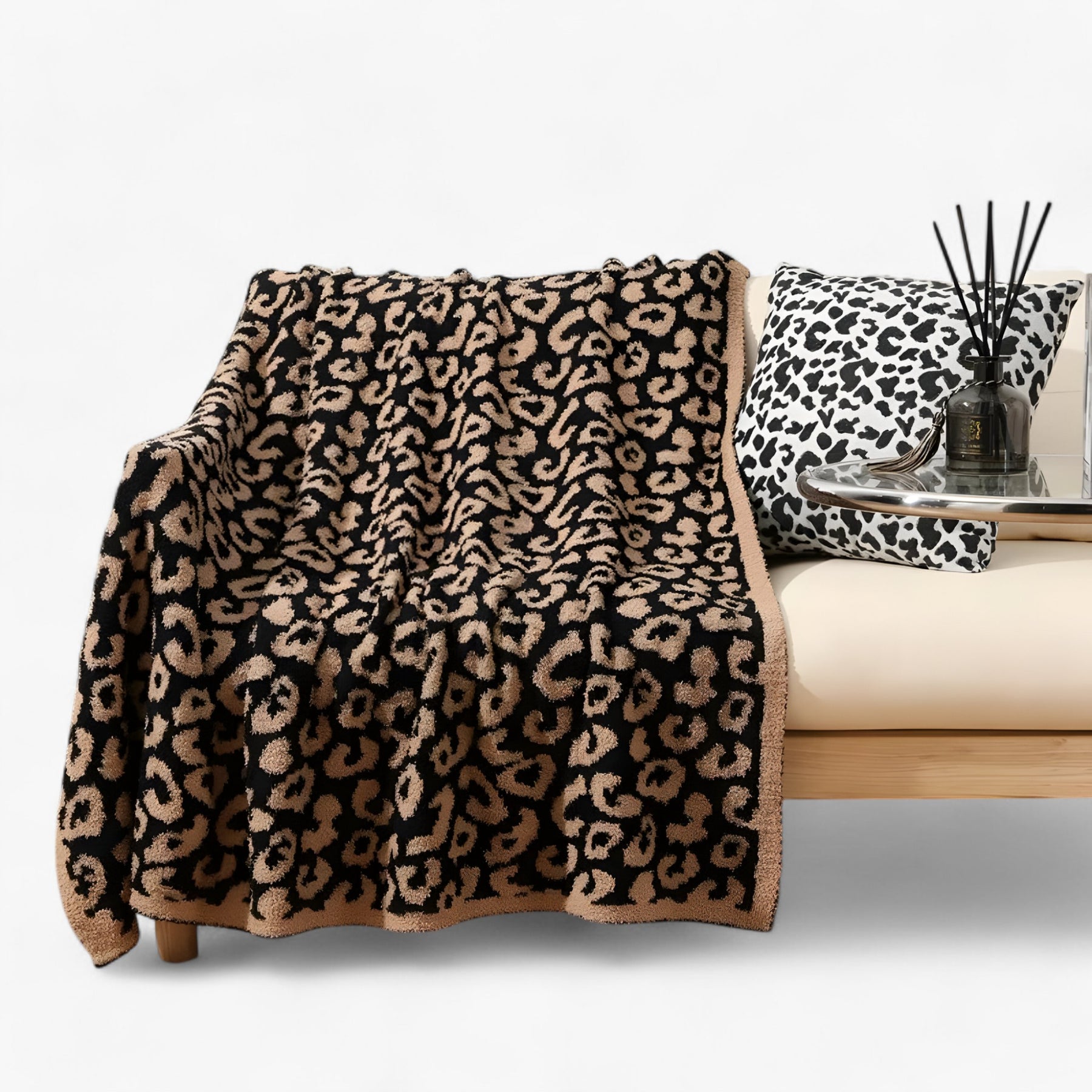 home & garden : Luna | Luipaardprint Deken - Super Zacht en Stijlvol Comfort in van Pantinoshop