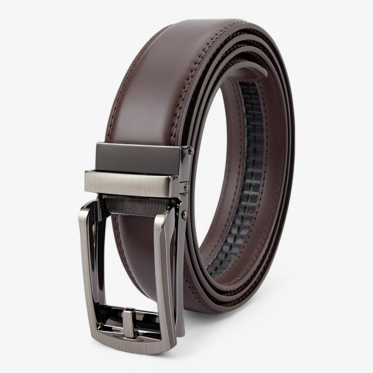 accessories : Tijdloze Herengordel van Hoogwaardig Koeienhuidleer in Zwart van Pantino