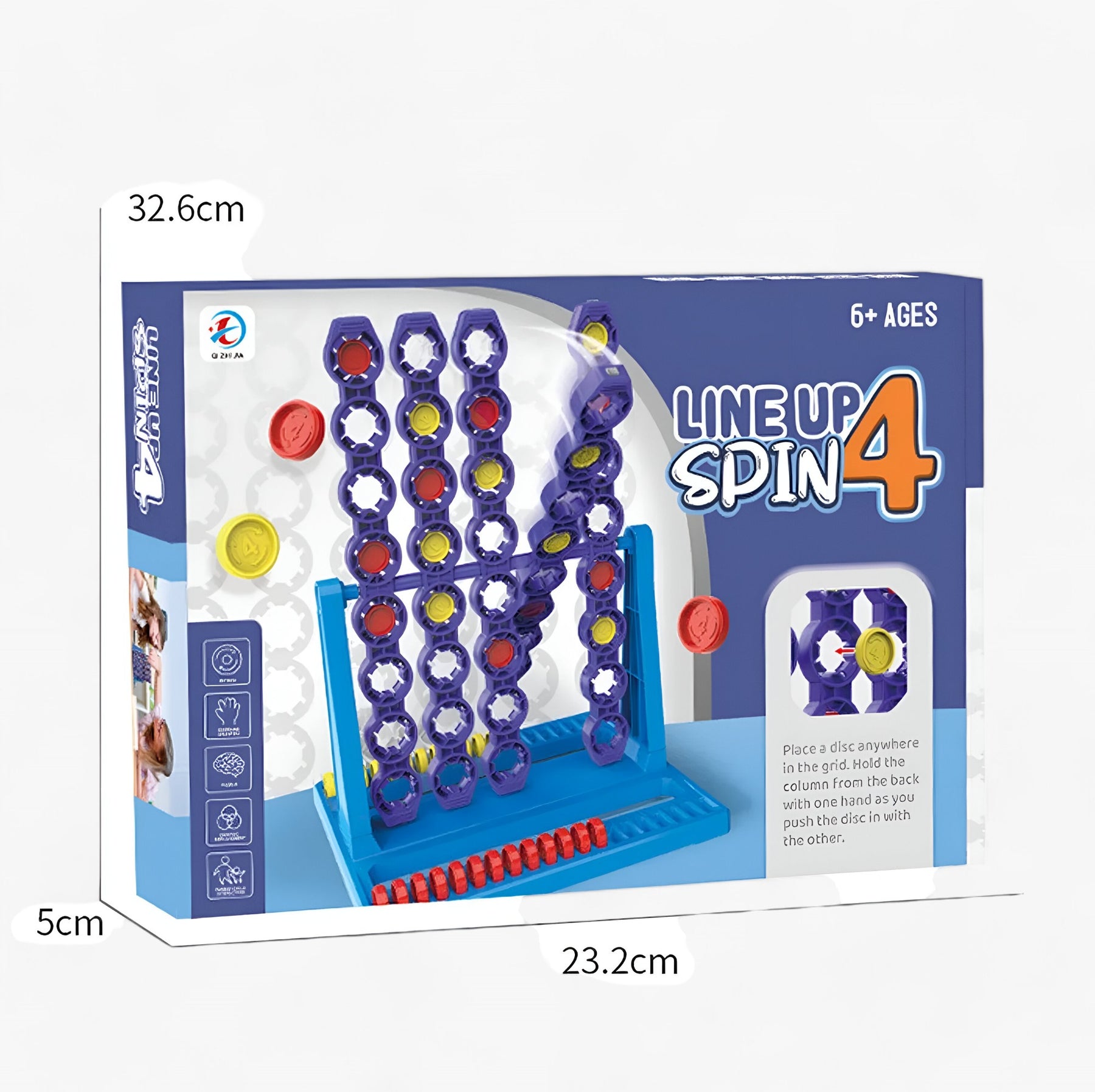 other : Draaiend Plezier | Connect 4 Spin Spel in 1 set van Pantinoshop