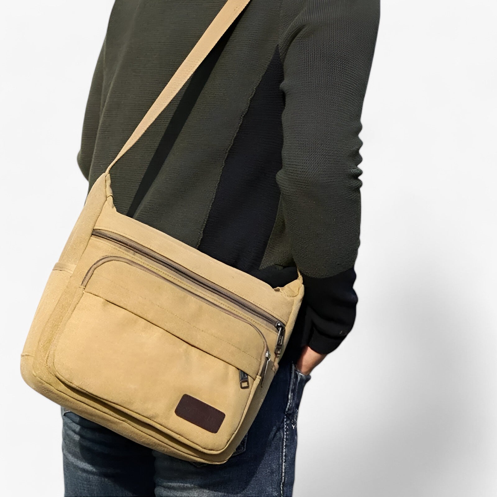 bags : Max | Multifunctionele Canvas Schoudertas voor Mannen in van Pantinoshop