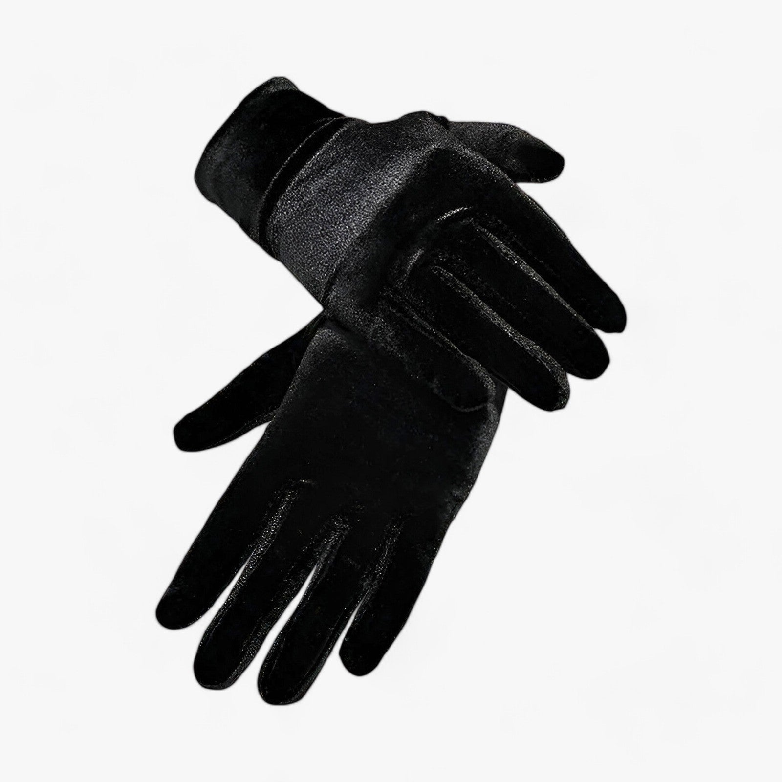 men's fashion : Sienna | Winterhandschoenen van Fluweel - Zachte en comfortabele bescherming voor alle vingers in Zwart Één maat van Pantinoshop