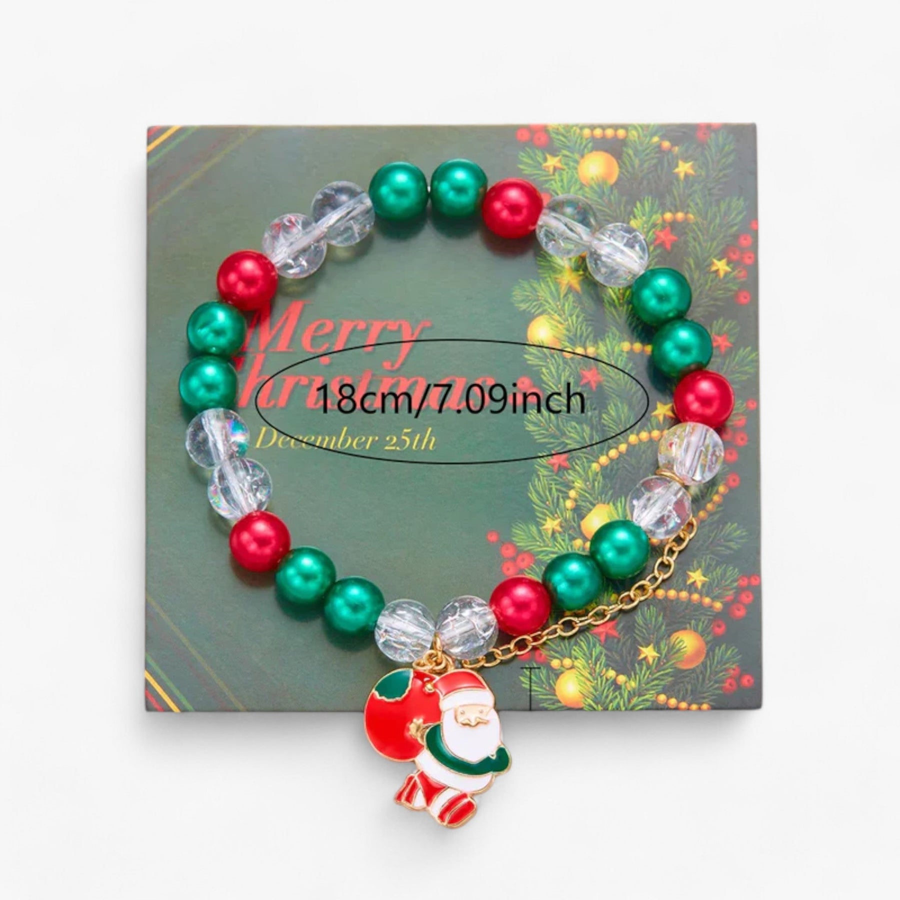 accessories : Feestelijke Sieraden | Armbanden van Rode en Groene Harsparels – Trendy Kerstaccessoires voor Mannen en Vrouwen in 9 van Pantinoshop