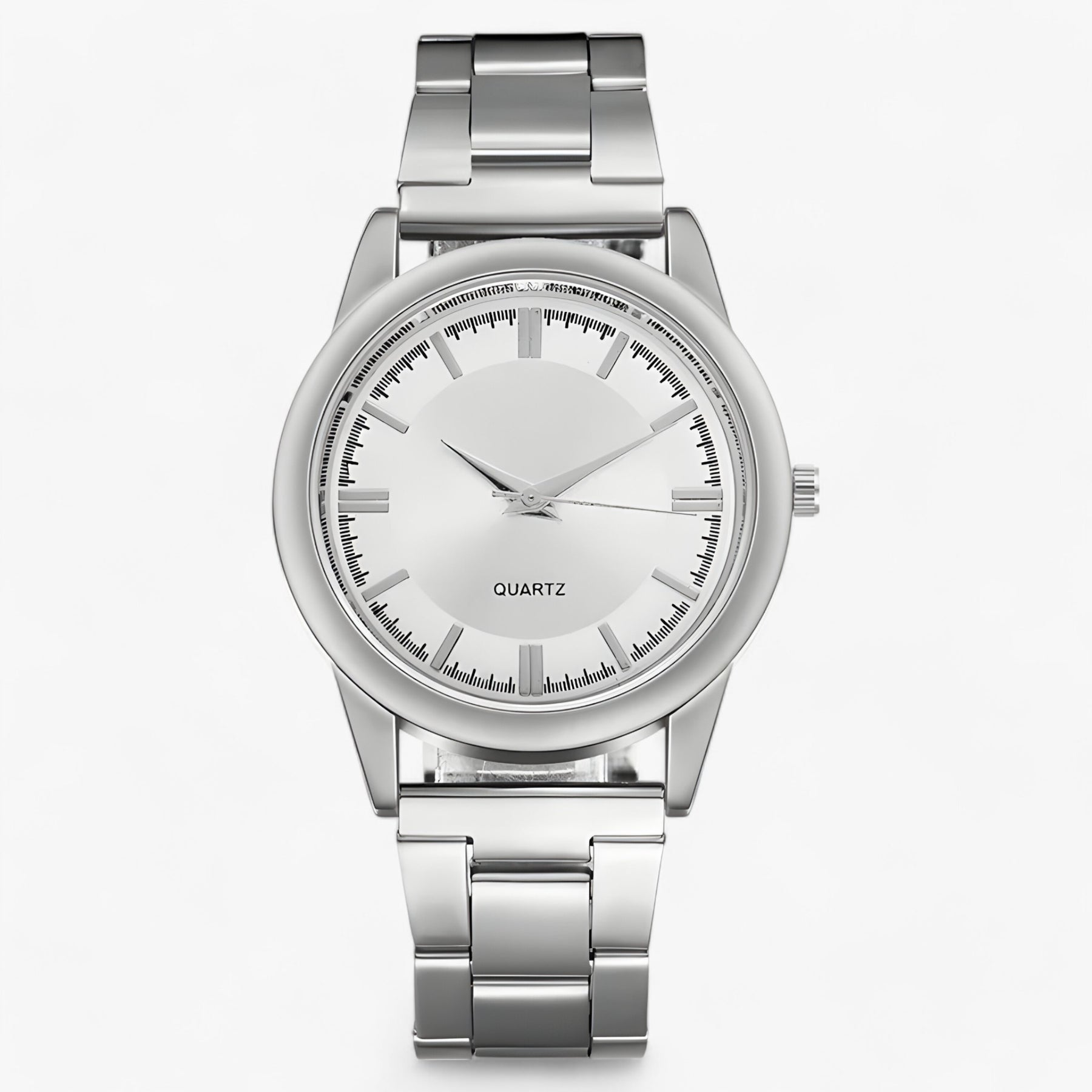 watches : Noah | Klassiek Quartz - Tijdloos & Veelzijdig in Zilver Wit van Pantinoshop
