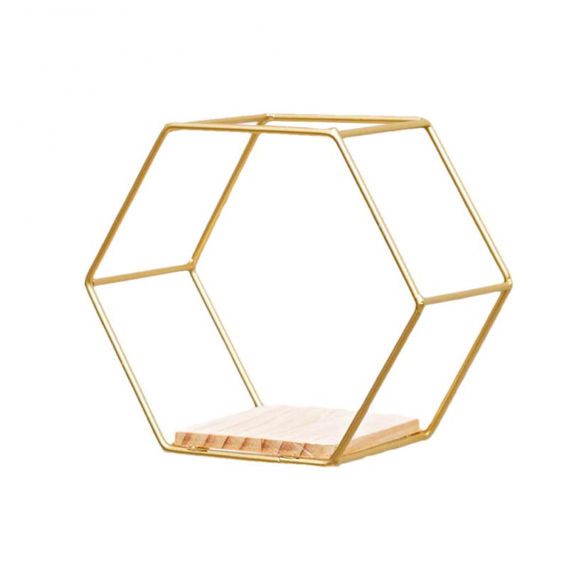 home & garden : HexaDecor | Een uniek zeshoekig wanddecoratie om je favoriete spulletjes in te presenteren! in Goud van Pantino