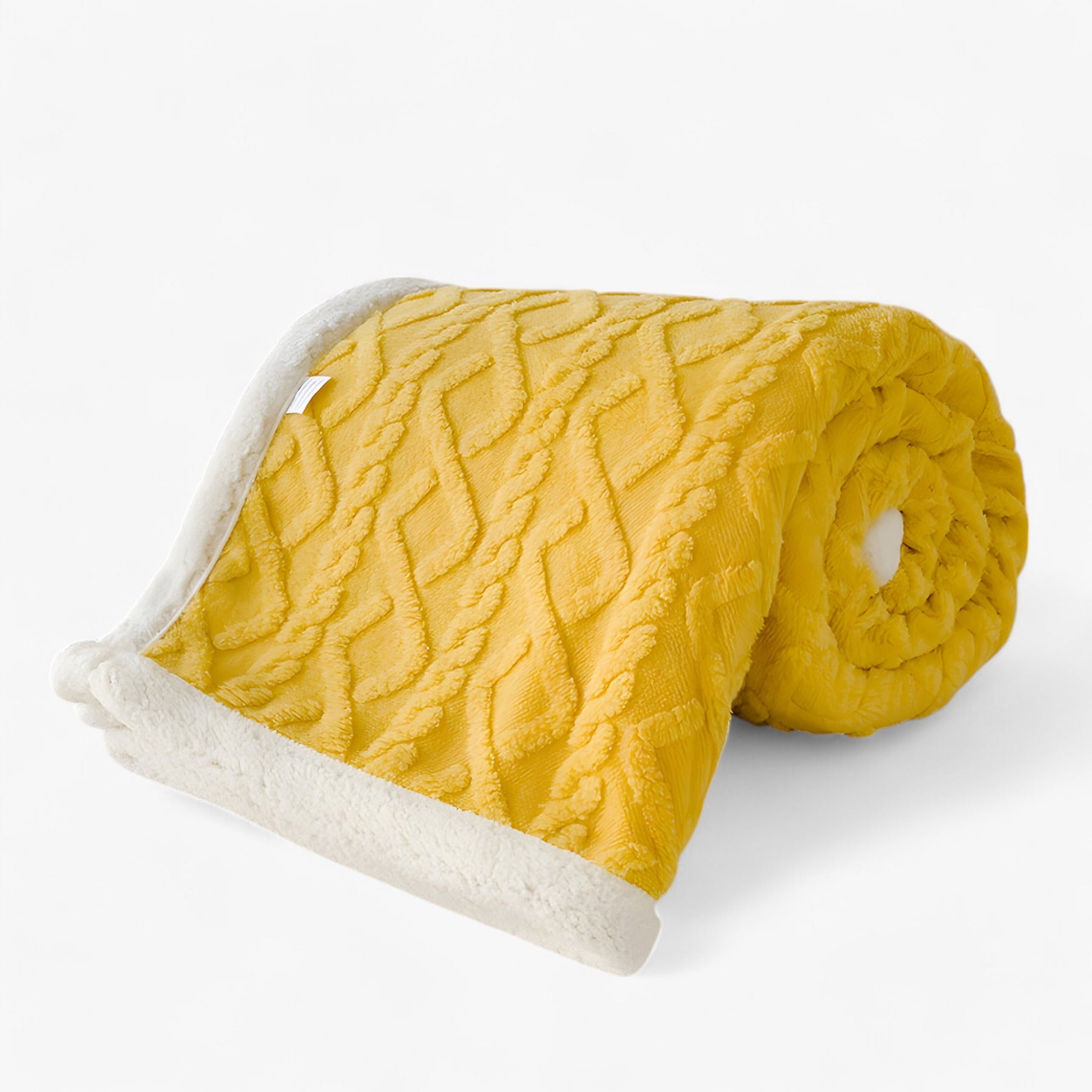 home & garden : Nora | Dubbel Dikke Winterdeken - Super Zacht en Warm in Geel van Pantinoshop
