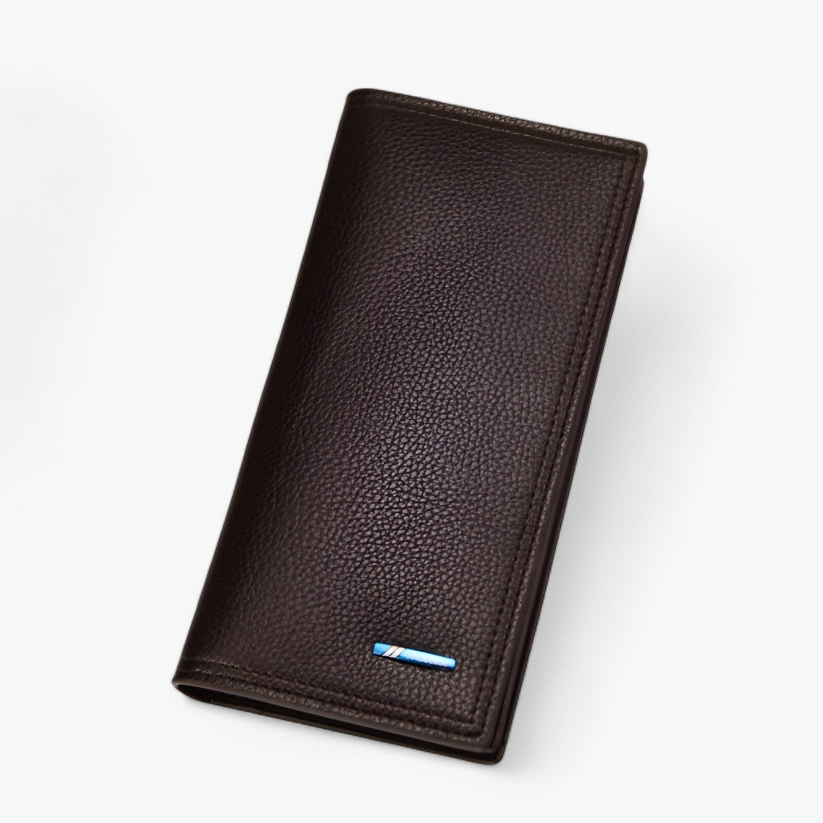 bags : Iya | Pung voor mannen – Grote capaciteit met magnetische sluiting in diep bruin van Pantino