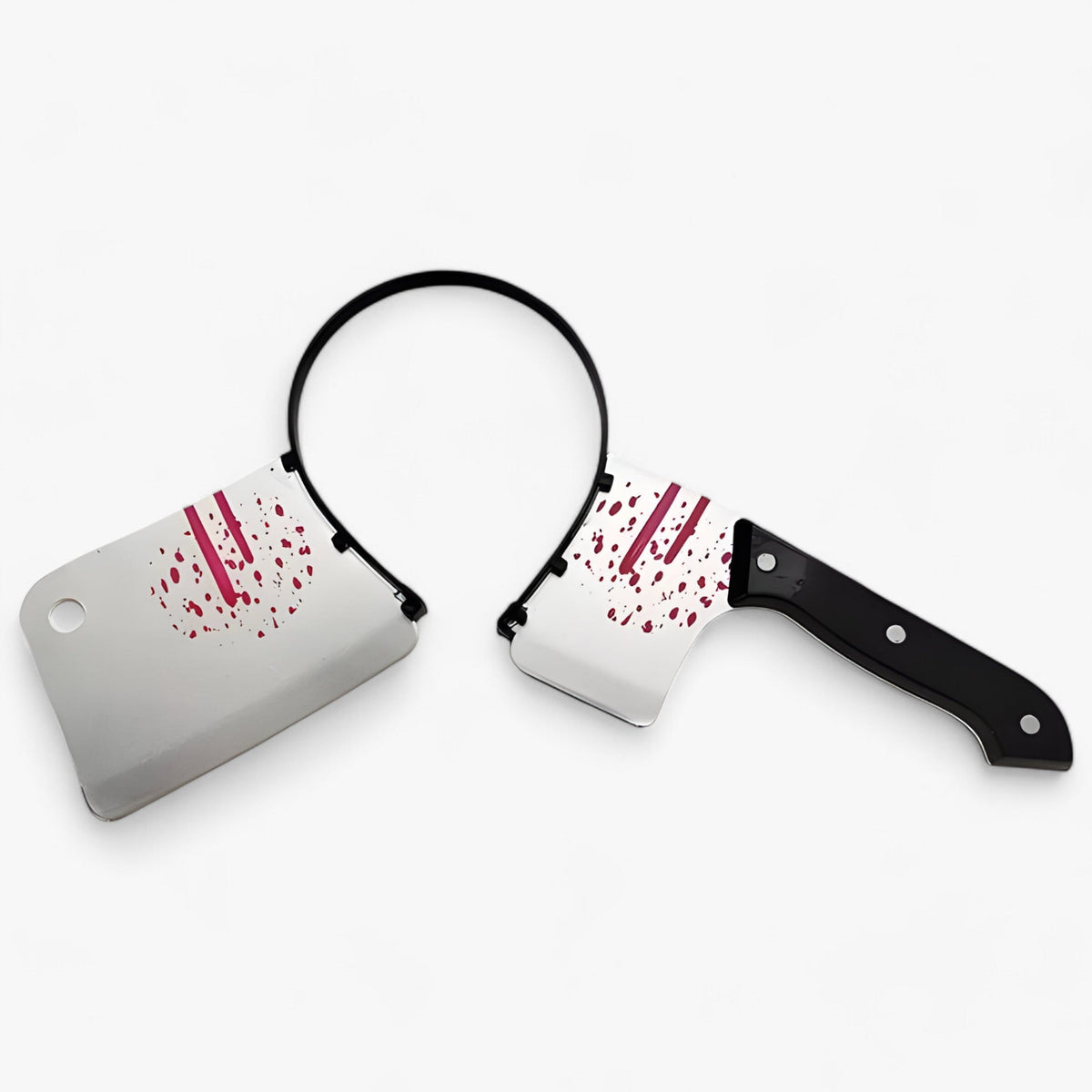 accessories : Vixen | Spooky Hair Hoop - Gotische Halloween-accessoires voor een griezelig feest in Groot mes van Pantino