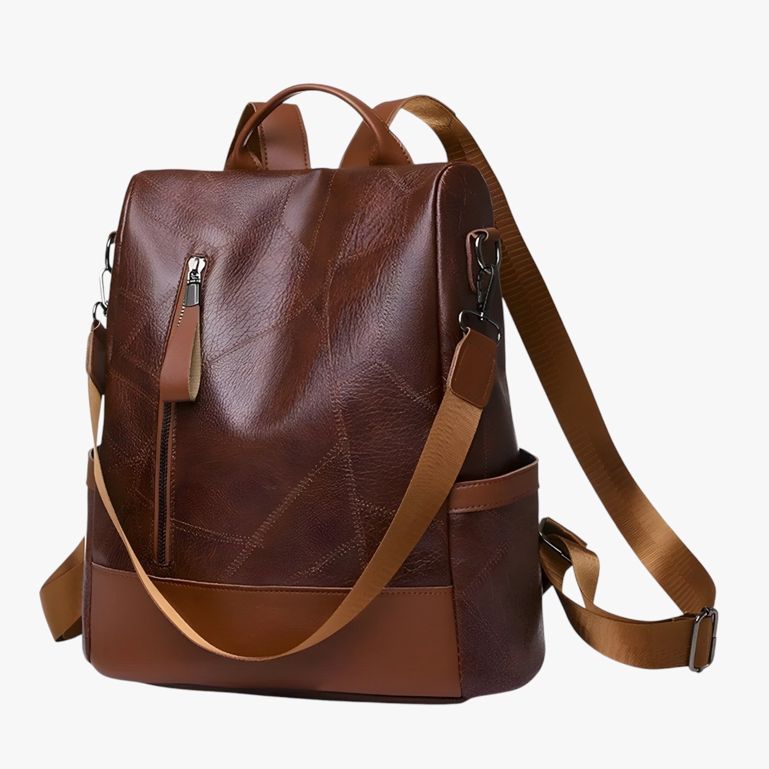 Celeste | Stijlvolle vintage rugzak - perfect voor school en op reis - €25 : Celeste | Stijlvolle vintage rugzak - perfect voor school en op reis in Bruin van Pantinoshop