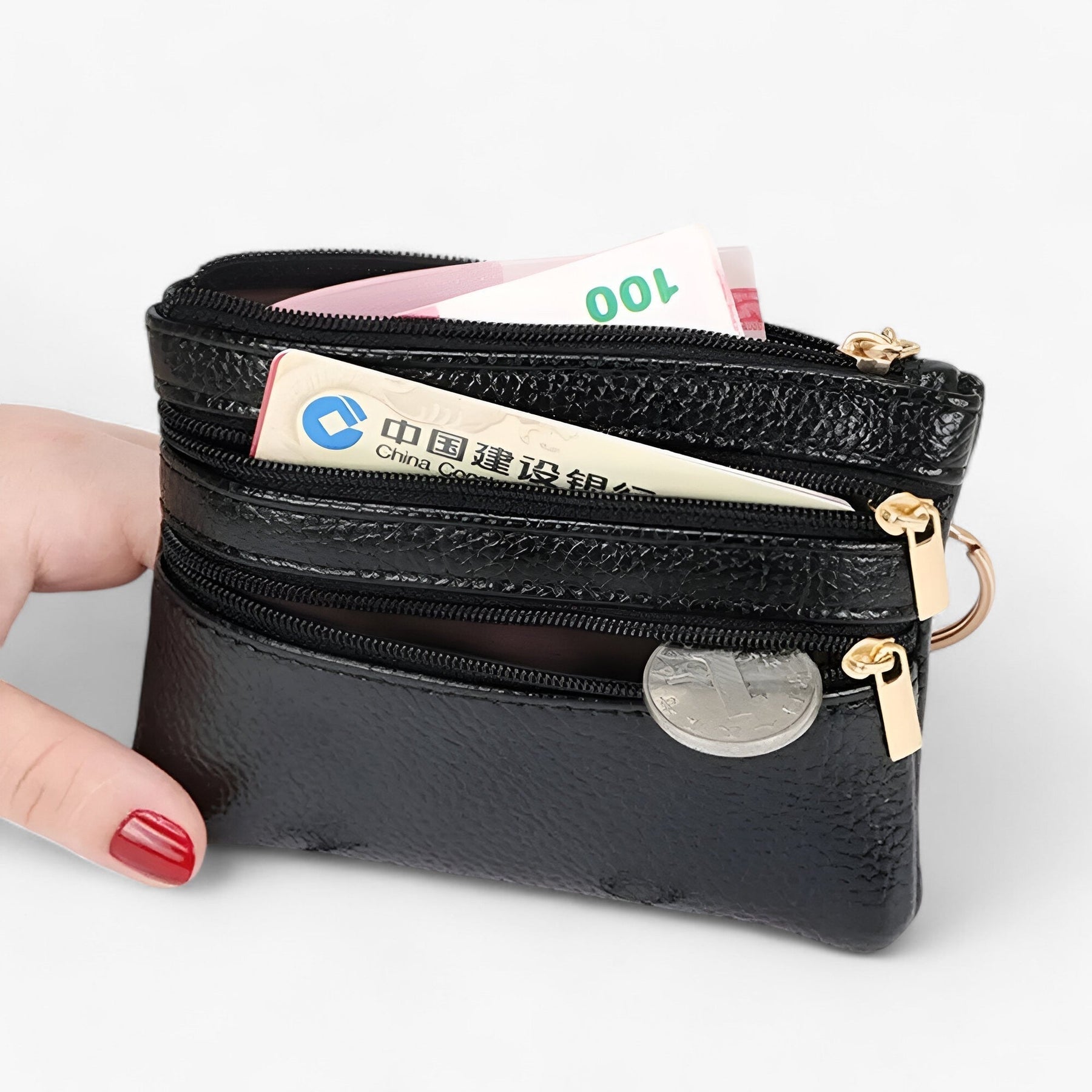 bags : Ghie| Schoudertas voor vrouwen – Compakt en elegant met drie ritsen in van Pantino
