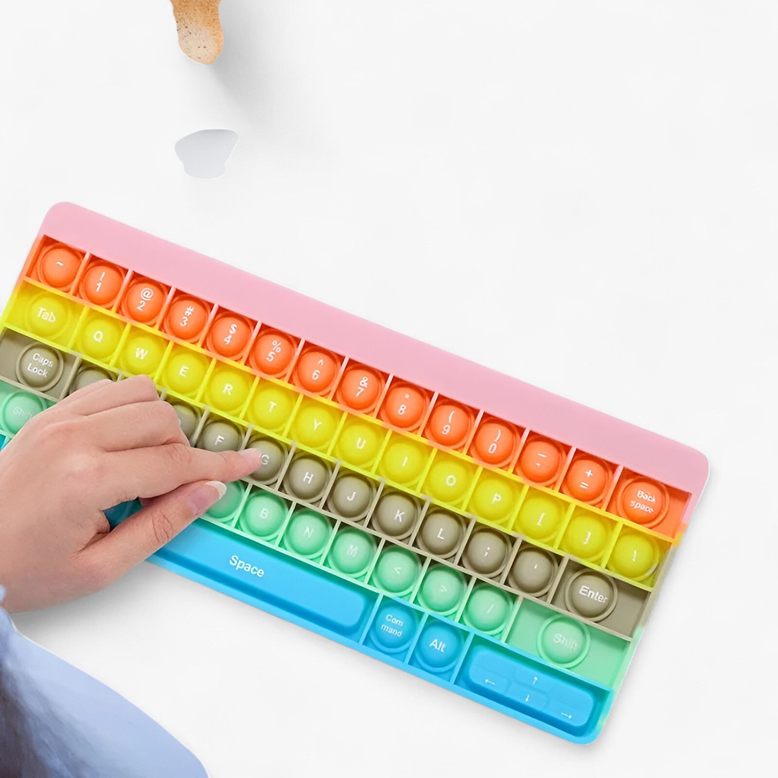 gadgets : Kyle | Regenboog Fidget Toetsenbord - Stressvrij Speelplezier in van Pantinoshop