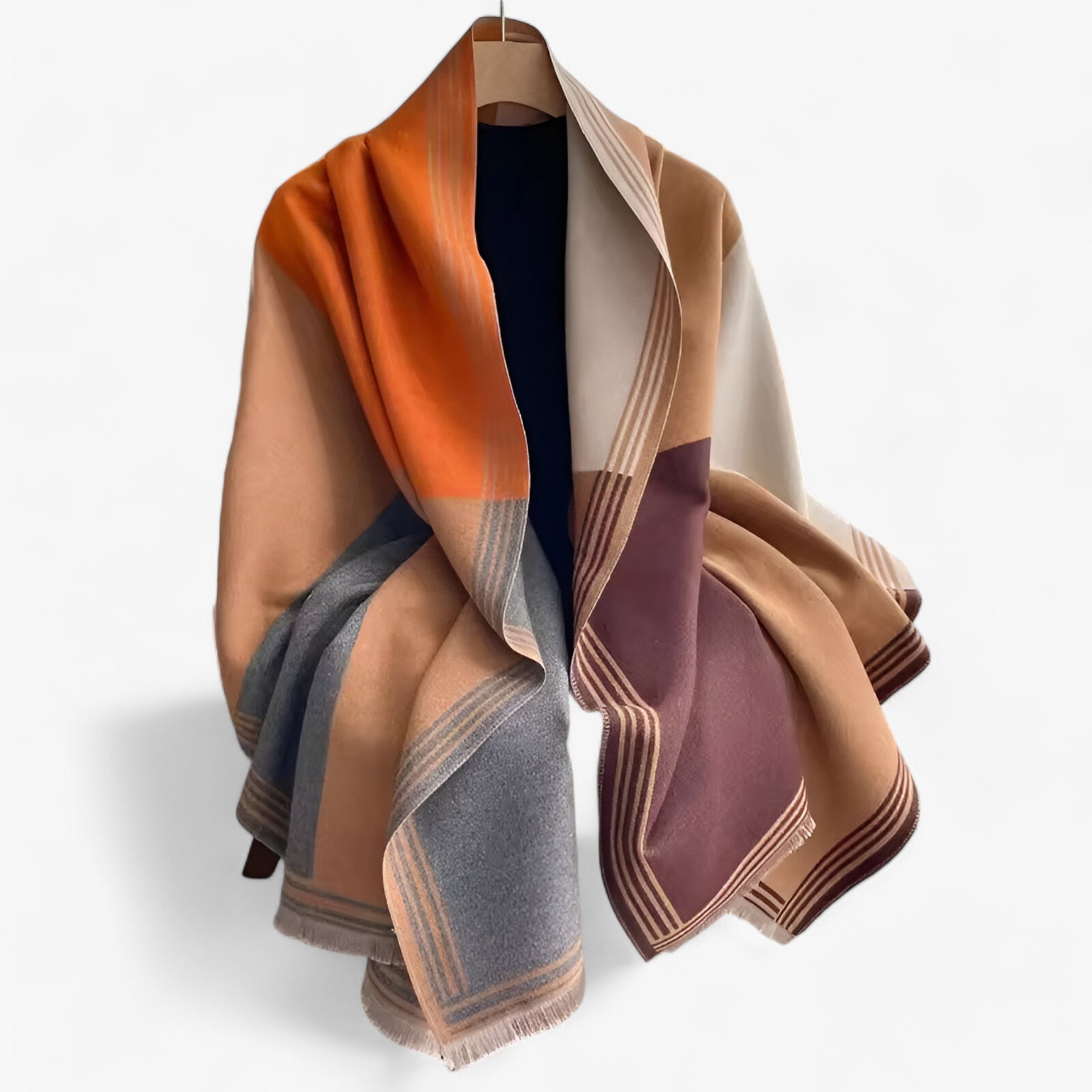 Valeria | Luxe Kasjmier Sjaal – Elegantie en Warmte in Één - €25 : Valeria | Luxe Kasjmier Sjaal – Elegantie en Warmte in Één in DE798-01 van Pantinoshop
