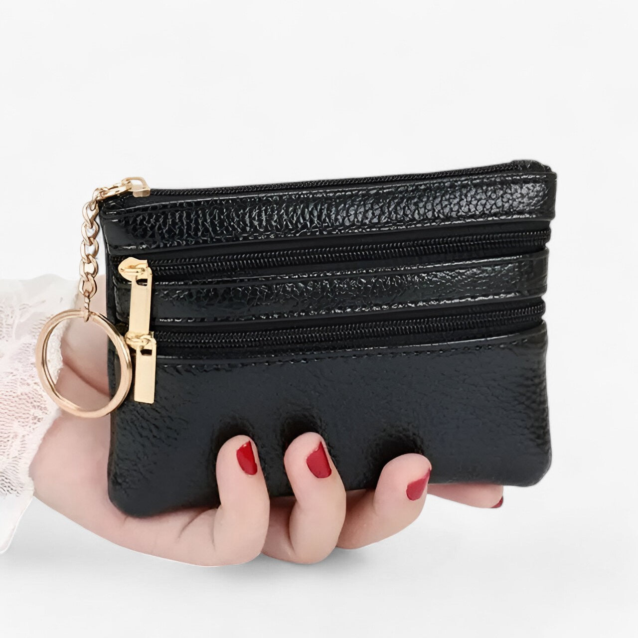 bags : Ghie| Schoudertas voor vrouwen – Compakt en elegant met drie ritsen in van Pantino
