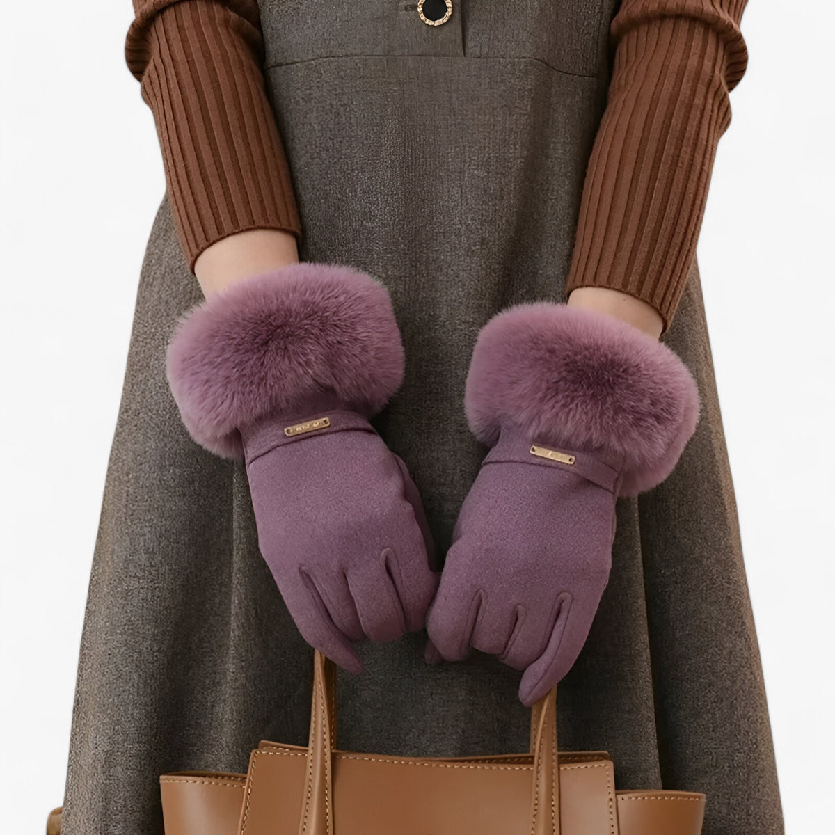 accessories : Emma | Elegante Touchscreen Handschoenen voor Warme Winterdagen in van Pantino