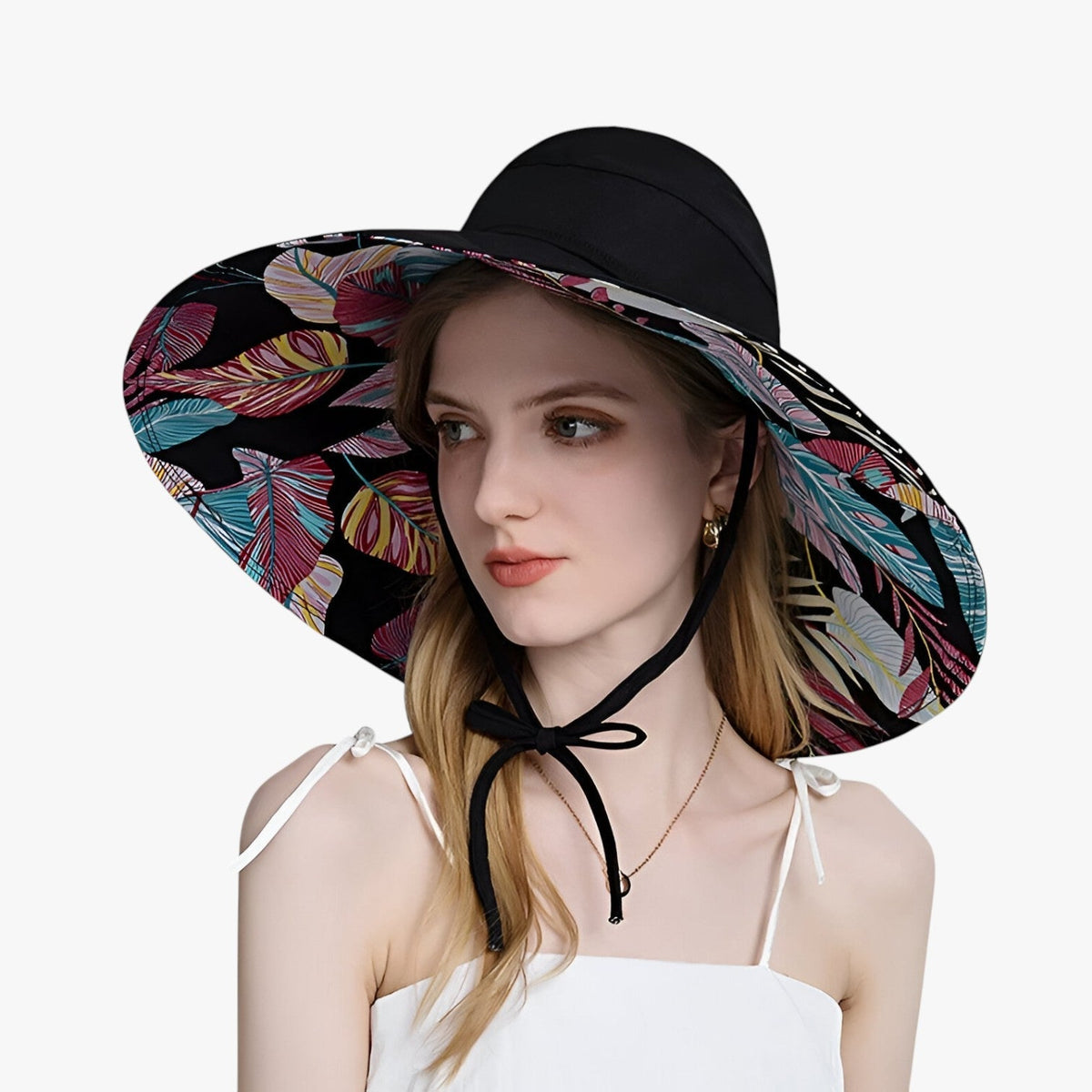 accessories : Marjorie | Zomerhoed met brede rand - Ultieme UV-bescherming in Boho-look in van Pantinoshop