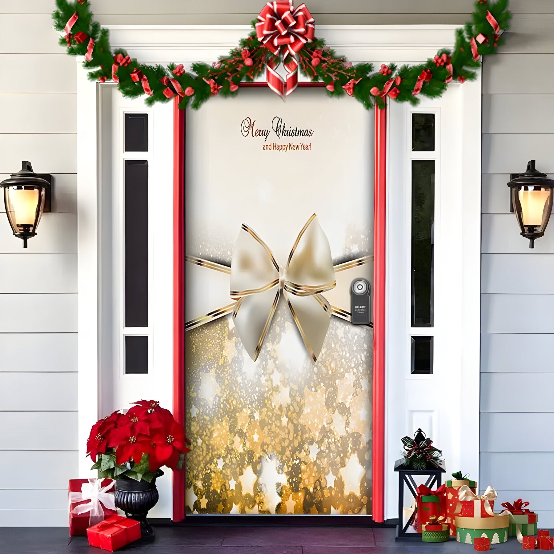 home & garden : HolidayCheer | Kerst Achtergrondbanner van Polyester - Creëer een Feestelijke Sfeer voor Uw Decoraties in Stijl-19 van Pantinoshop