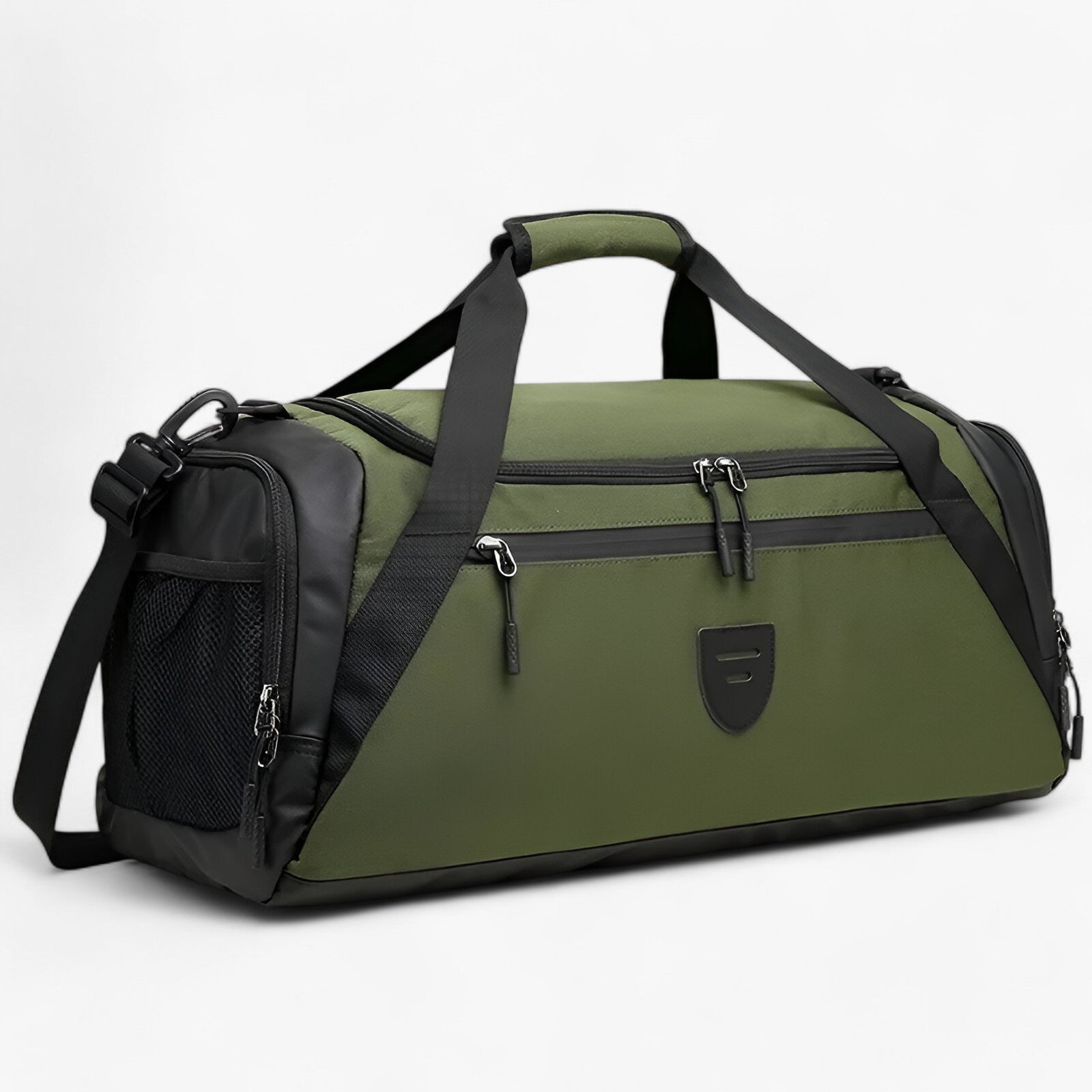 Lance | Multifunctionele Gymtas met Scheidingsvakken - €25 : Lance | Multifunctionele Gymtas met Scheidingsvakken in Legergroen van Pantinoshop