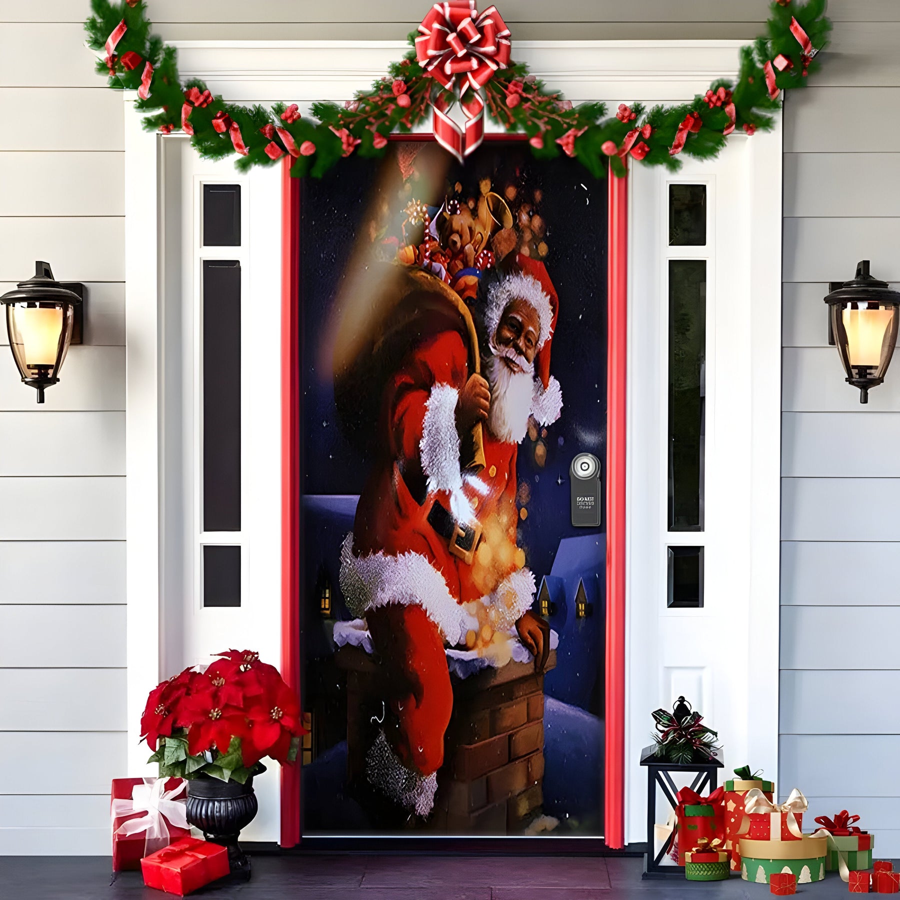 home & garden : HolidayCheer | Kerst Achtergrondbanner van Polyester - Creëer een Feestelijke Sfeer voor Uw Decoraties in Stijl-15 van Pantinoshop