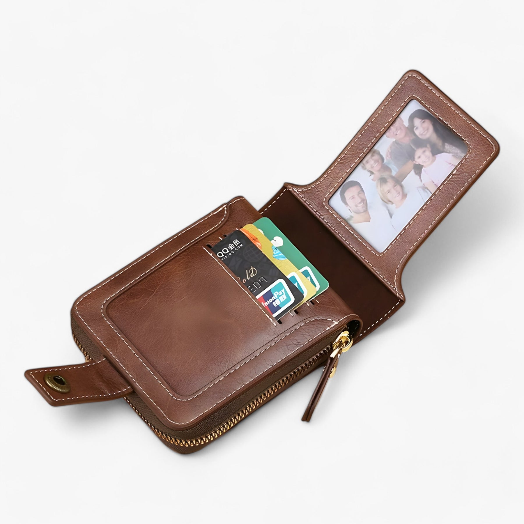 bags : Luca | Vintage Portemonnee | Duurzaam PU Leer in van Pantinoshop