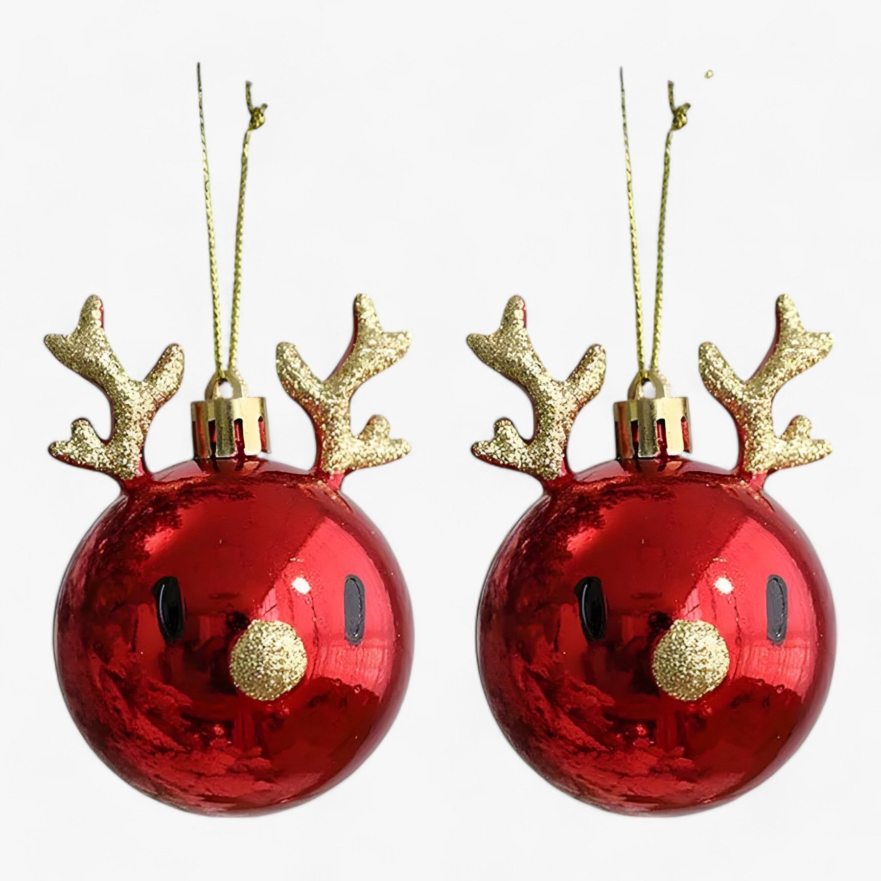 home & garden : Rudy | Elandenkerstballen - Feestelijke boomversieringen in Gouden neus van Pantino