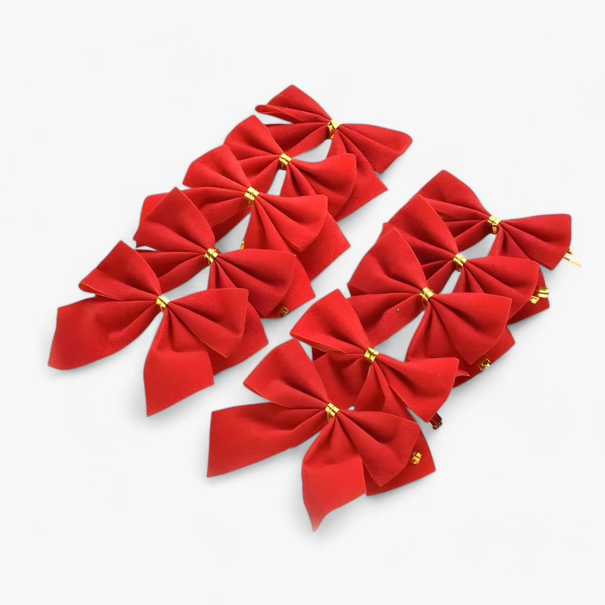 home & garden : Kerstdecorateur | 12 Rode Strikken - Festieve en Elegante Decoratie voor de Kerstboom in 12 stuks Anders van Pantinoshop