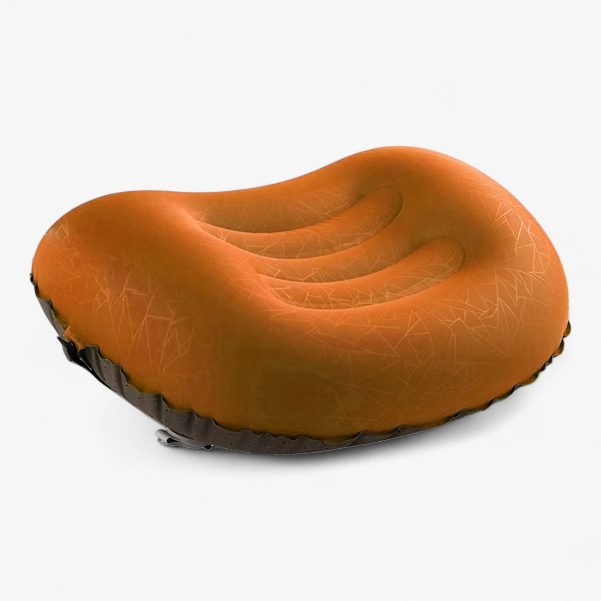 : Opblaasbaar Campingkussen voor Nekondersteuning in Bruin van Pantinoshop