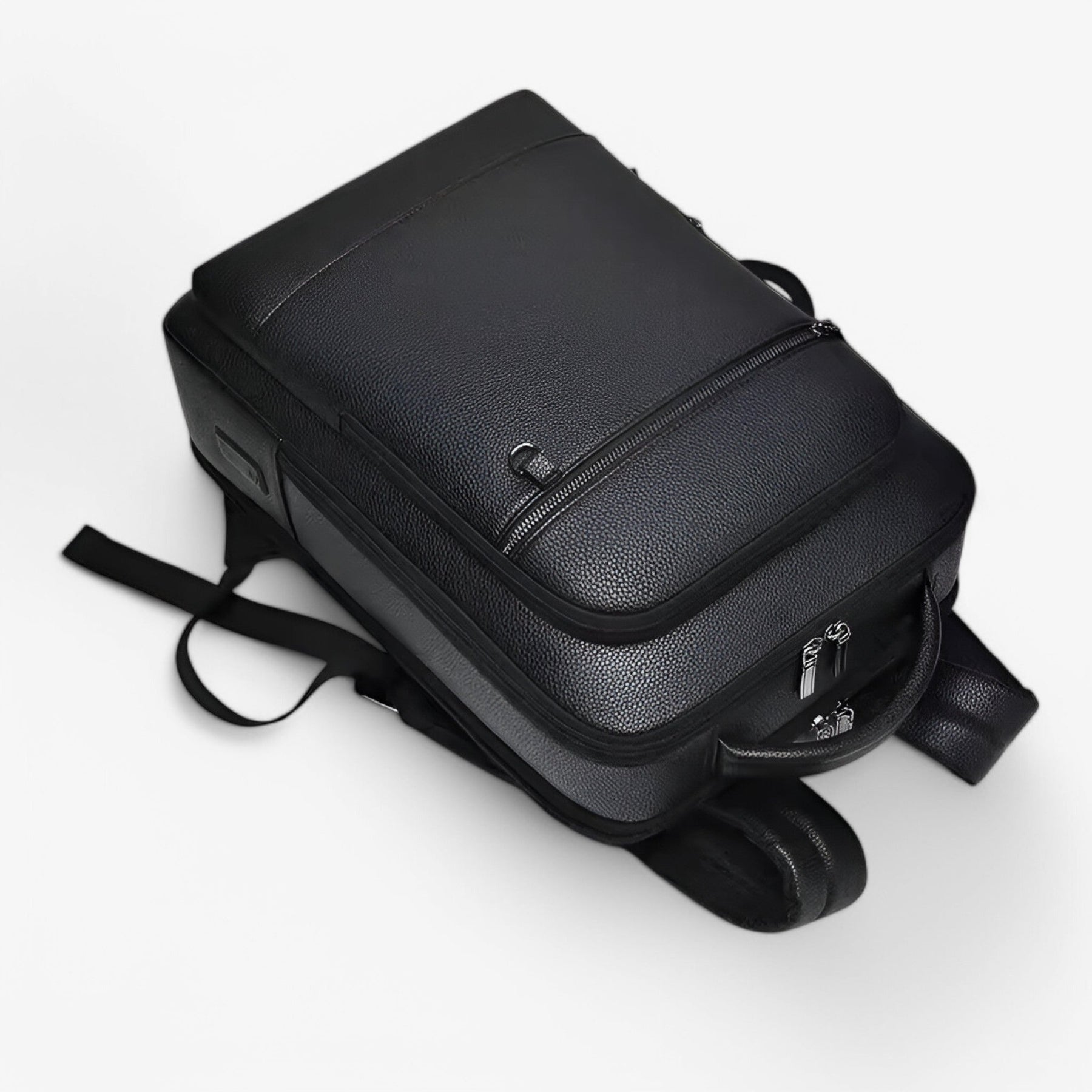 bags : Leonardo | Leren Rugzak met USB in van Pantinoshop
