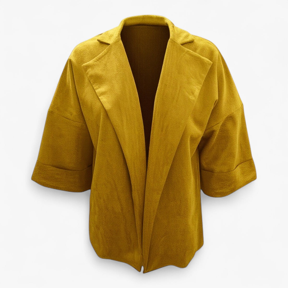 Clothes : Siena | Elegante cardigan voor dames in Geel van Pantino