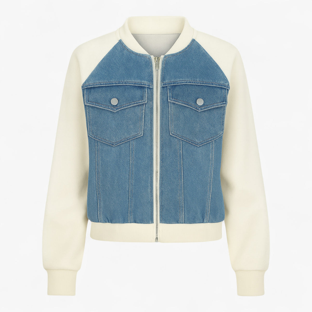 Clothes : Silvanna | Veelzijdig denimjack voor dames in Blauw van Pantino