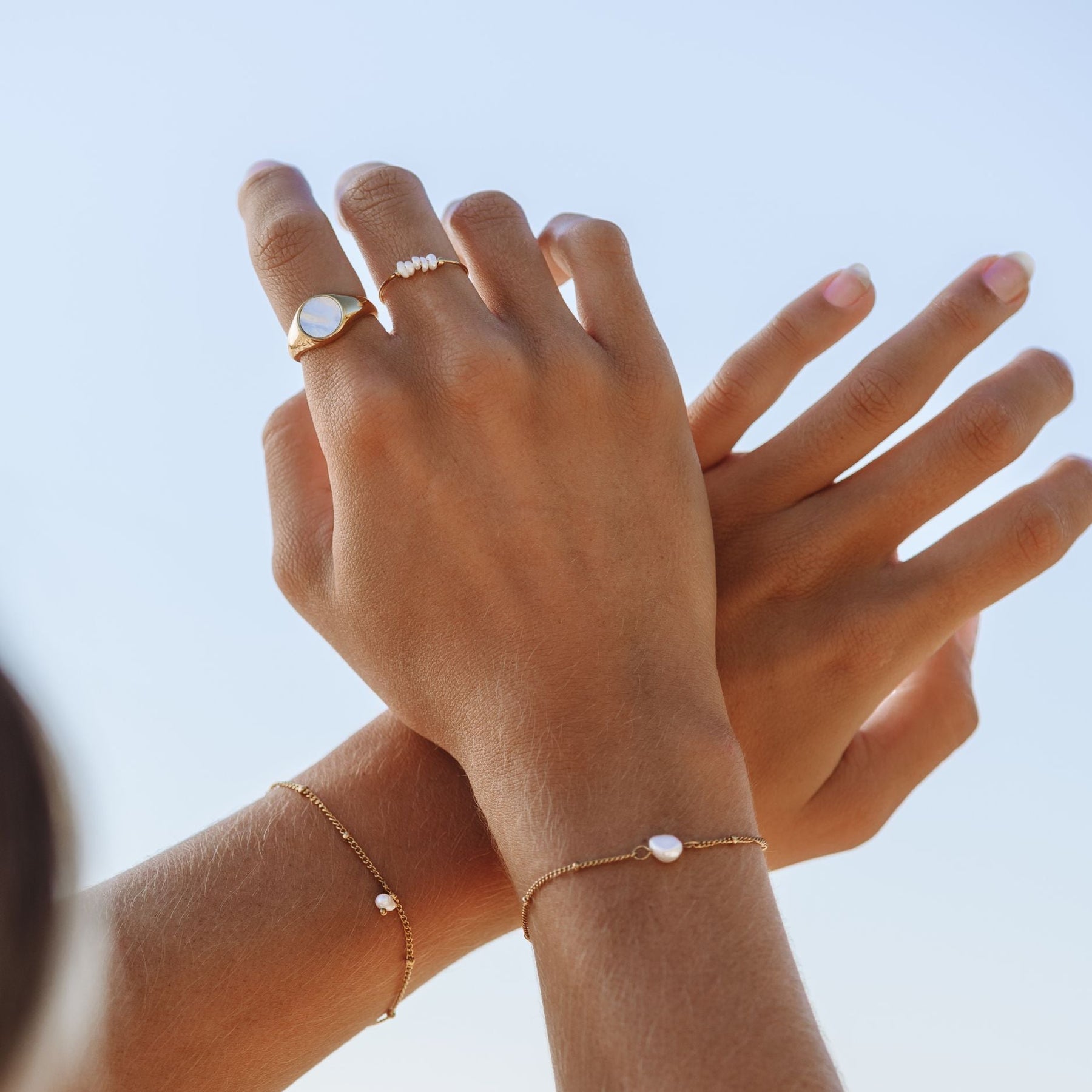 Ringen : Stijlvolle Mini Pearl Ring voor Dames in van Pantino