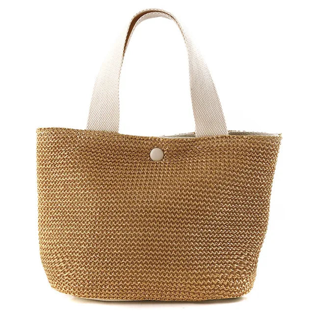 bags : MARGARETHA - Bohemian Geweven Rotan Emmer Schoudertas voor Dames in Beige van Pantino