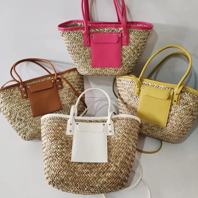 bags : JOHANNA - Grote zomerse handgemaakte strandtas voor vrouwen in van Pantino