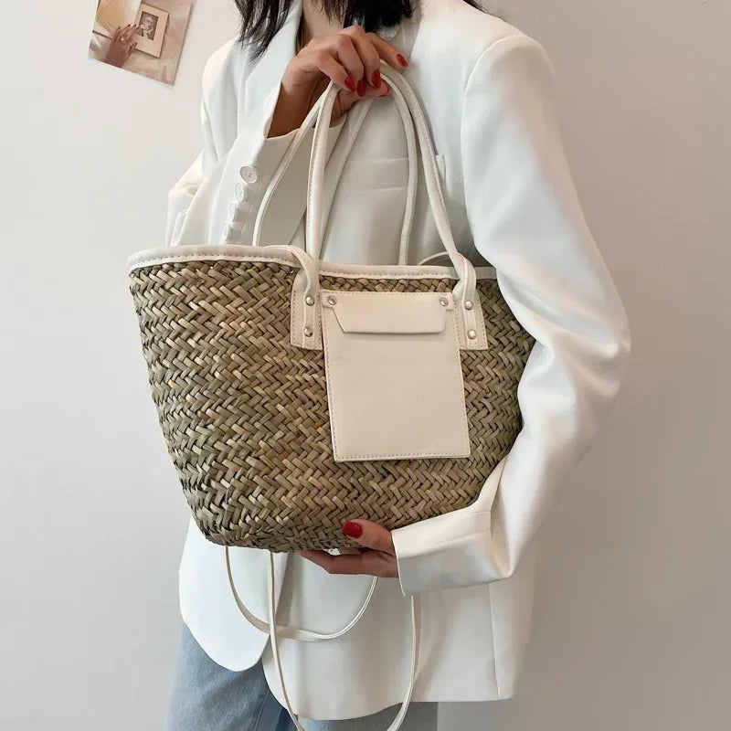 bags : JOHANNA - Grote zomerse handgemaakte strandtas voor vrouwen in van Pantino