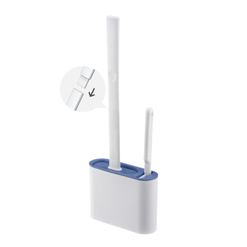 home & garden : Siliconen Super Toiletborstel | Hygiëne op nummer een in Blauw van Pantino