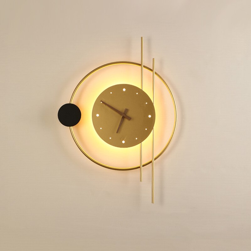 home & garden : Zeitkunst Wandklok | Chic Horloge met Licht - Perfect voor een Verfijnde en Praktische Interieur in van Pantinoshop