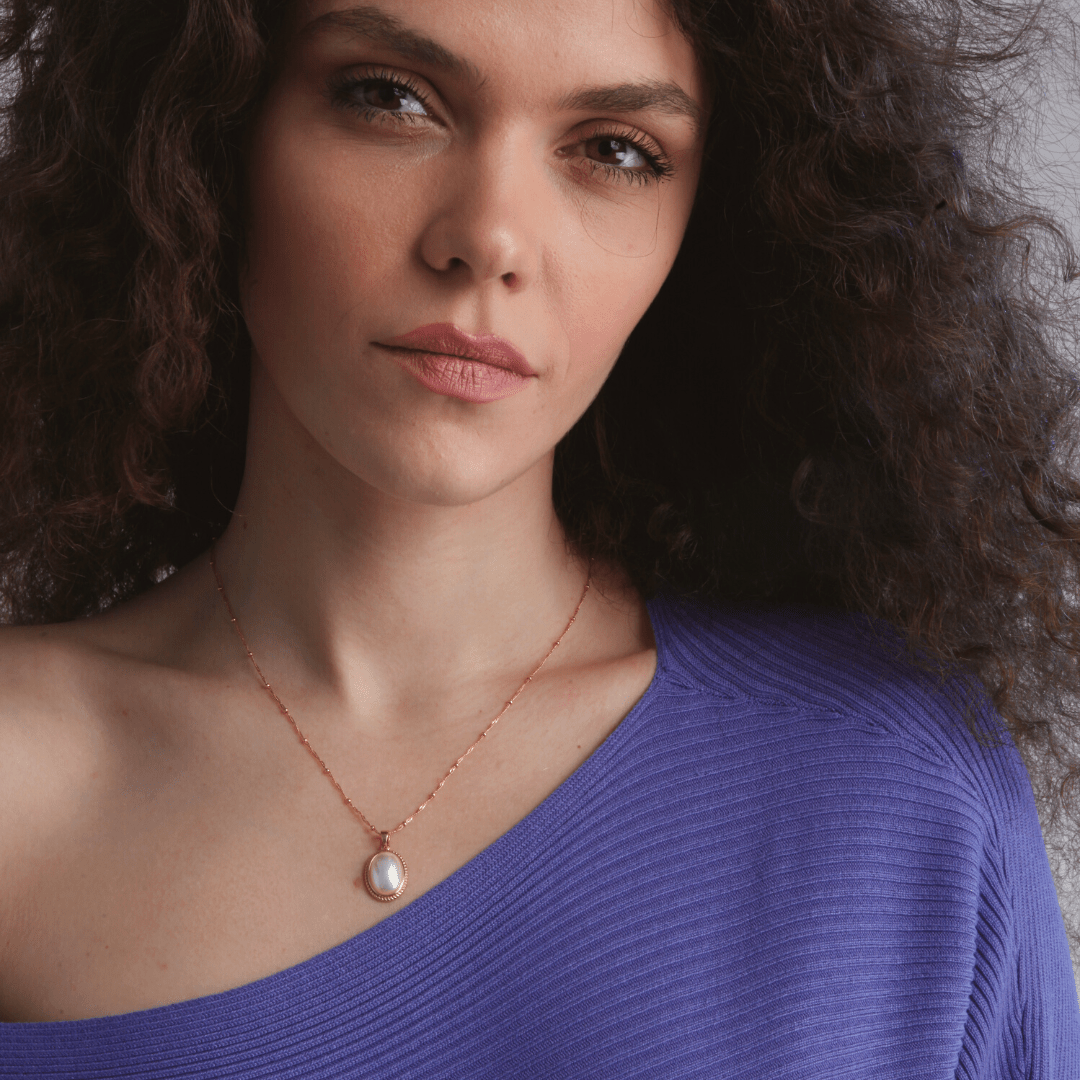 accessories : Original One of a Kind Luxe Vintage Gouden Parel Ketting in van Pantino