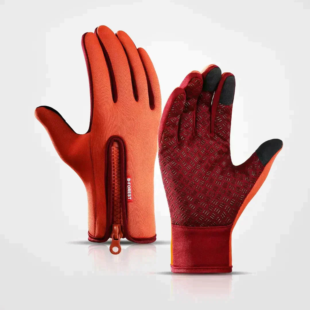 Satino | Thermo handschoenen - Houd je handen warm in alle weersomstandigheden - €25 : Satino | Thermo handschoenen - Houd je handen warm in alle weersomstandigheden in Oranje van Pantinoshop