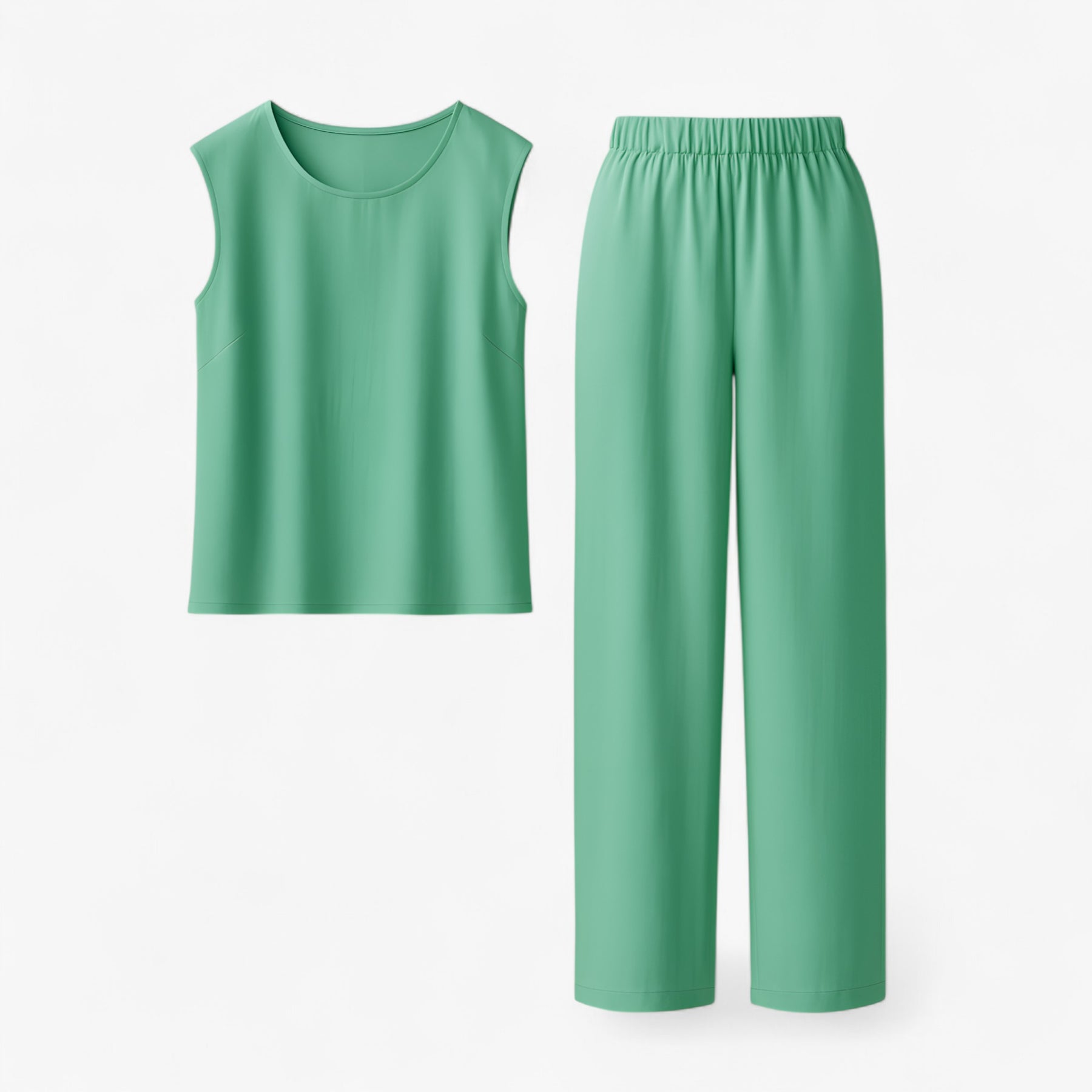 Women Set : Abbey | Tweedelige Set Dames voor Elegante Gelegenheden in Munt van Pantino