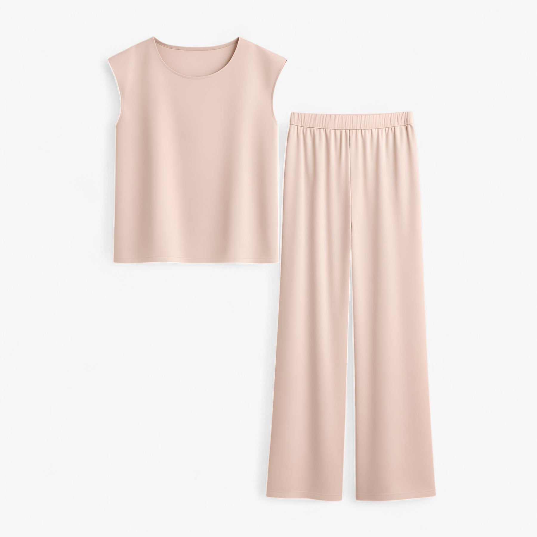 Women Set : Abbey | Tweedelige Set Dames voor Elegante Gelegenheden in Roze van Pantino