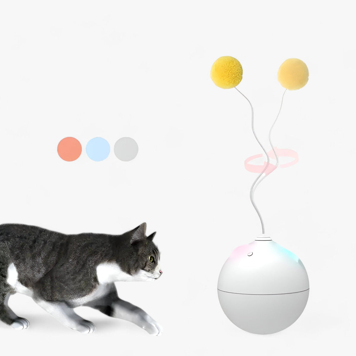 pets : Simba | Automatische Speelbal voor Katten - Stimuleert en Vermaakt in van Pantinoshop