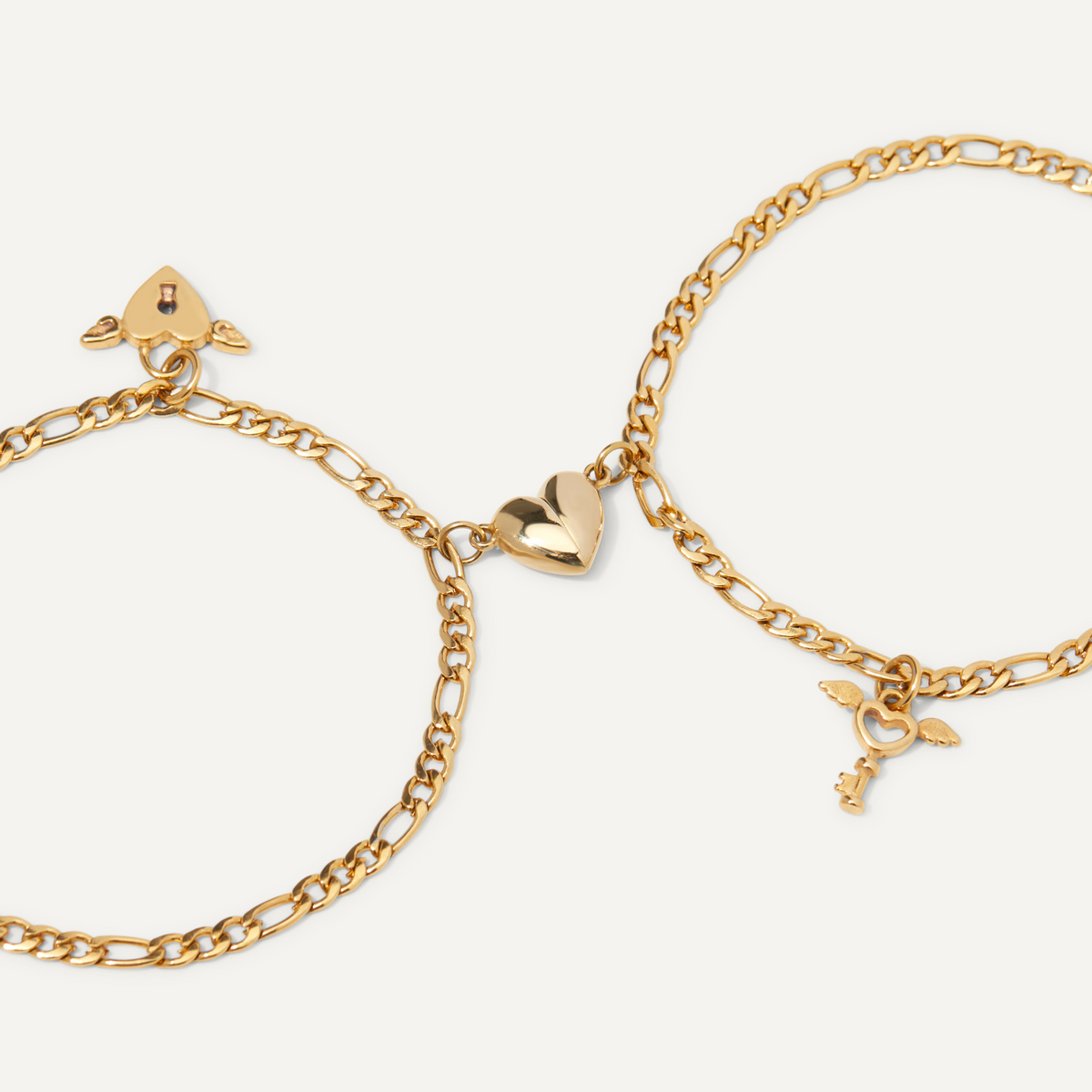 accessories : Love Connection Armband in Goud van Pantino