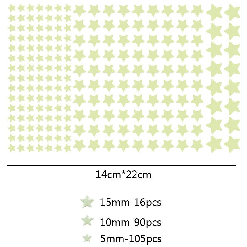home & garden : Luminous Stars Stickers™ in Sterren van Pantino