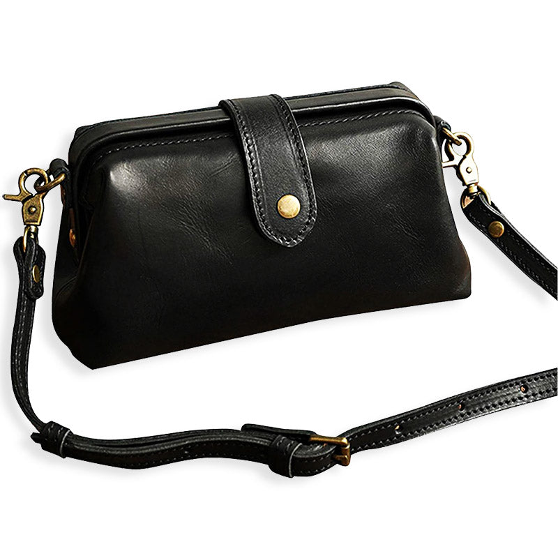 bags : Premium Leather Bag™ in Zwart van Pantino