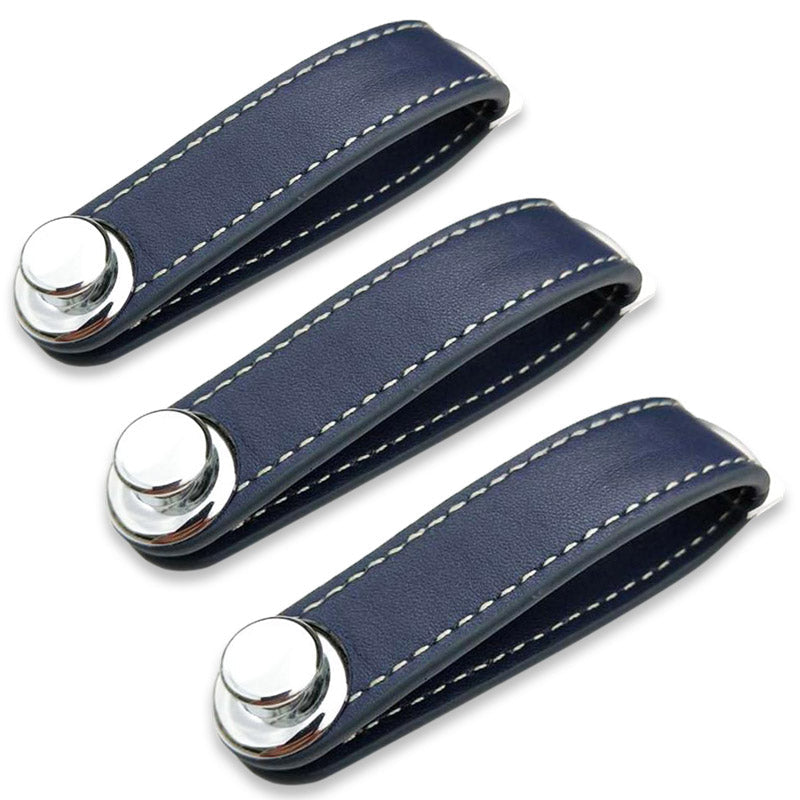 accessories : Leather Key Organizer™ (1+2 GRATIS) in Blauw 3 Stuks van Pantino