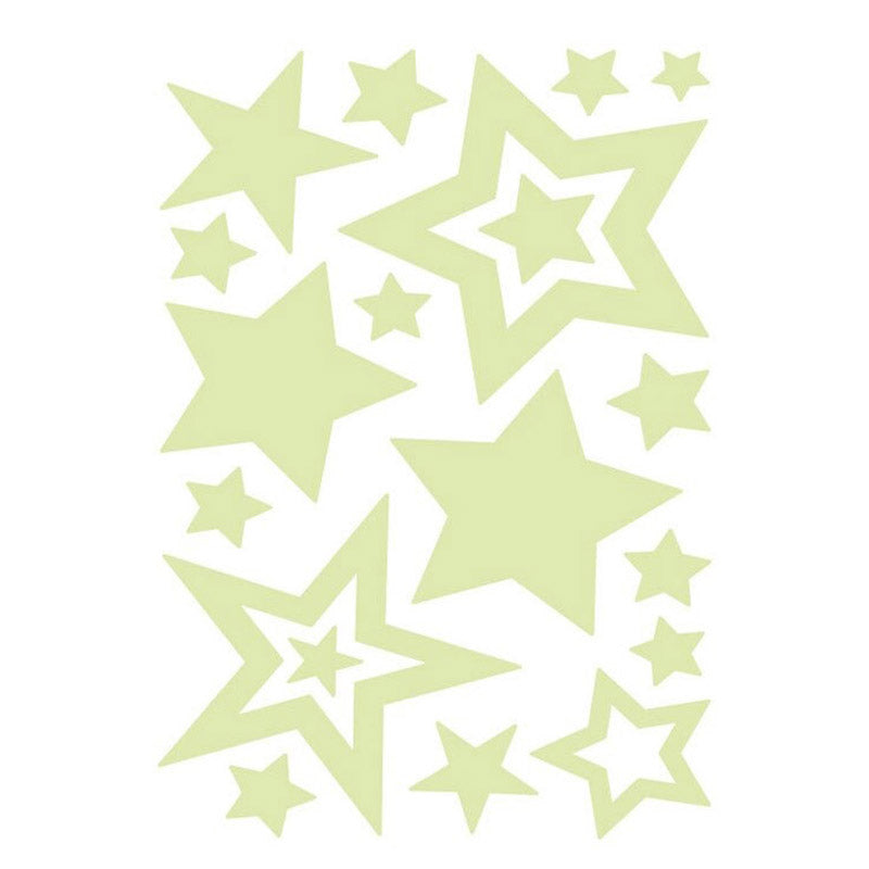home & garden : Luminous Stars Stickers™ in Gemengde Sterren van Pantino