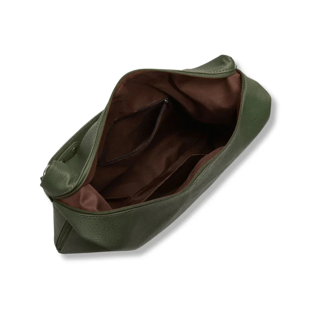 bags : Kaia Vegan Leren Hobo Tas in van Pantino