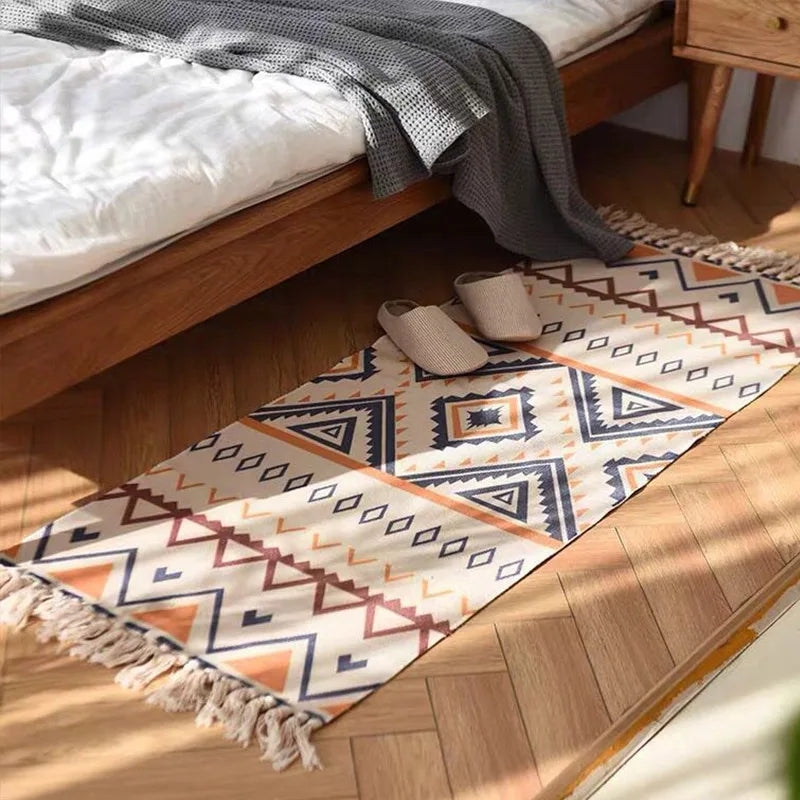home & garden : Malua | Bohemian Vintage Plaid Tapijt - Sfeervol Woonkleed in van Pantino