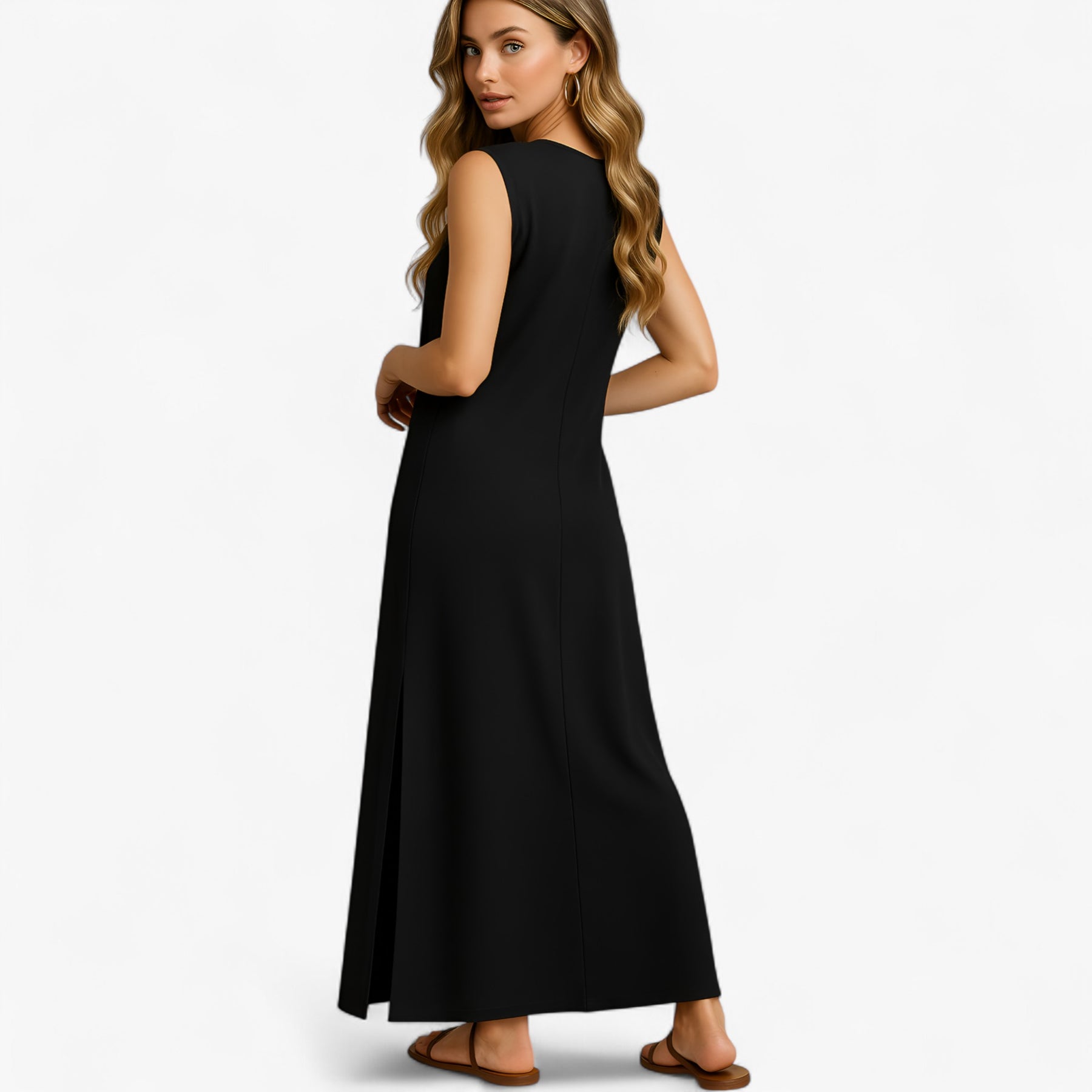 Women's Dress : Phoebe | Vrouwen Lange Zomerjurk in van Pantino