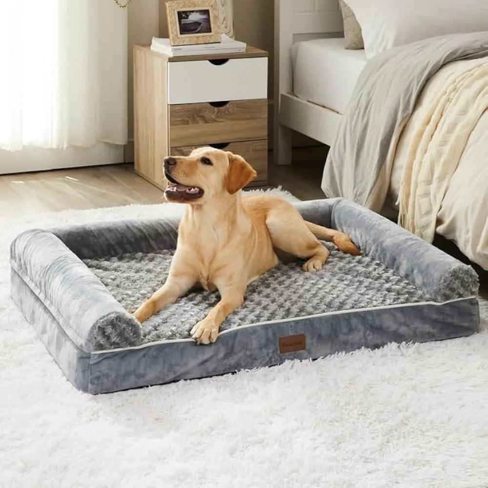 pets : Sam - Orthopedisch Waterdicht Grijs Hondenbed in van Pantino