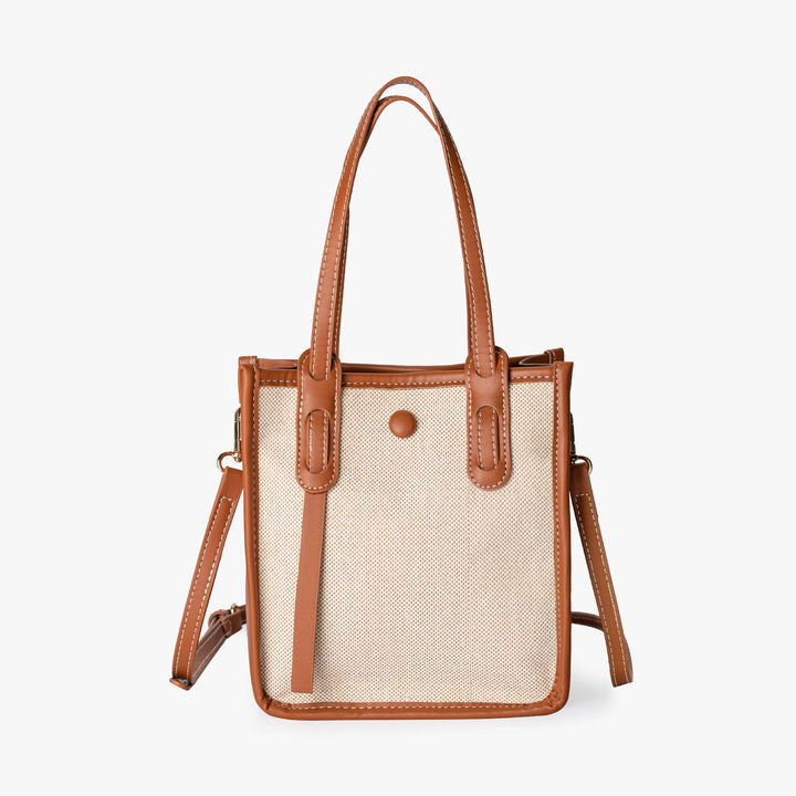 bags : Mini Classy Tote Bag™ | Kleine Handige Tas voor Vrouwen in Bruin van Pantino