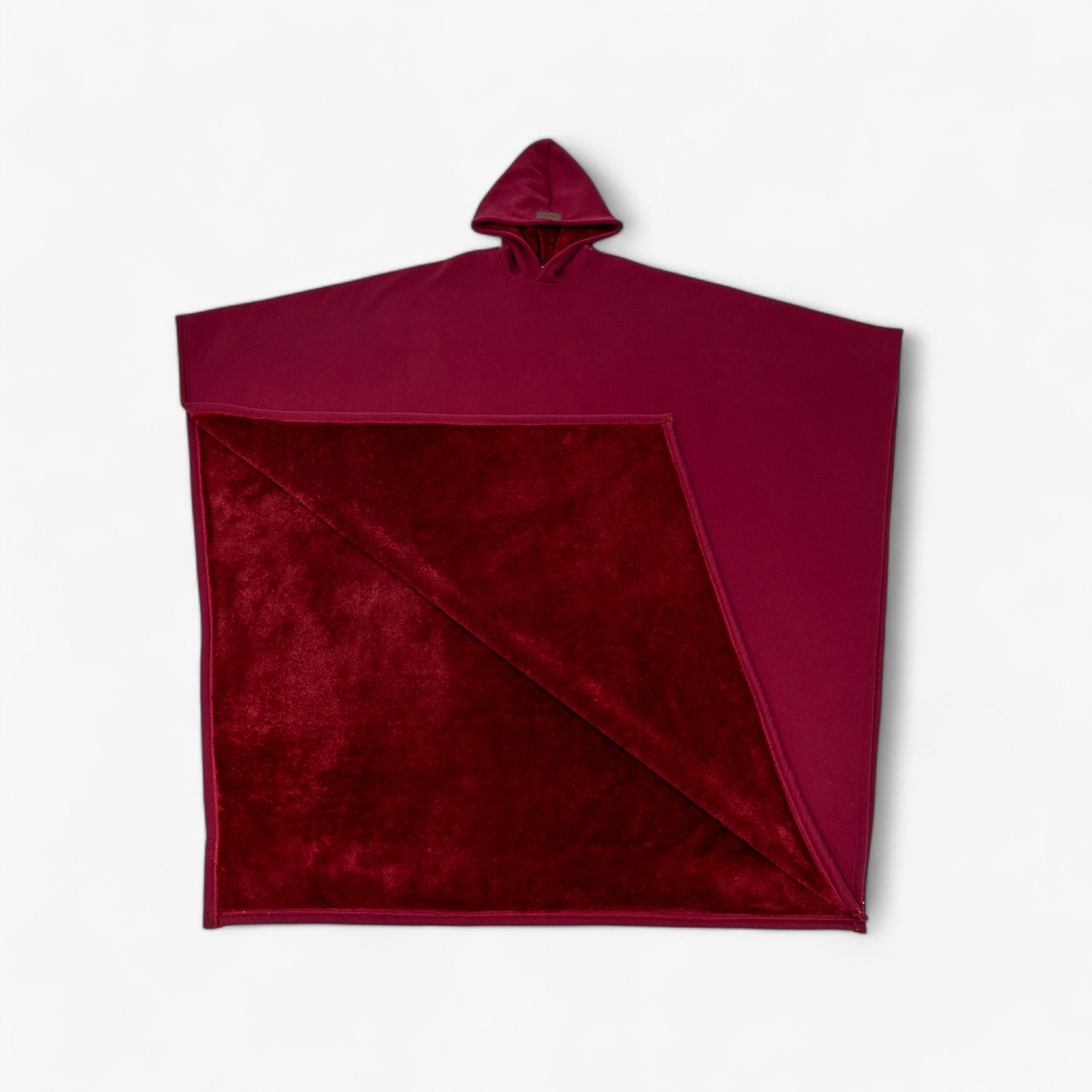 men's fashion : Lizett | Fleece Poncho met capuchon - Ultiem comfort en stijl in Iep van Pantinoshop
